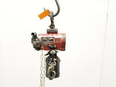 ARO 7718E 1/4 Ton 500LB Air Pneumatic Chain Hoist 8' Lift Tested