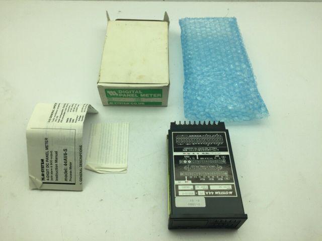 M System 44AV6-S5012-F Digital Panel Meter 120VAC 0-5VDC