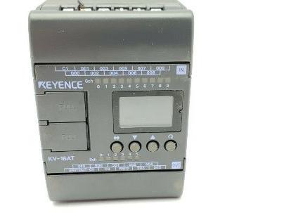 Keyence KV-16AT Programmable Controller 100-240VAC 0.5A DIN Rail Mount