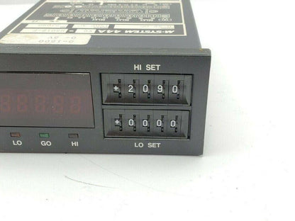 M System 44AV6-S5012-F Digital panel Meter 150VAC 0-5VDC