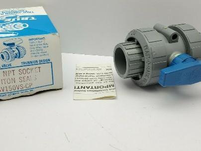 True Blue MBV150VS-CP True Union Ball Valve 1-1/2" NPT Socket