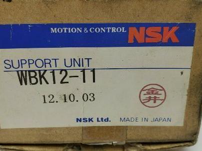 NSK WBK12-11 Ball Screw 12MM Nominal Screw Diameter