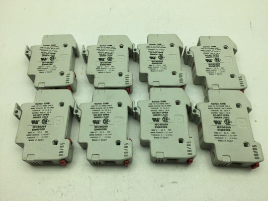 Bussmann CHM1DI Fuse Holder 600V 30A 3W Lof of 8