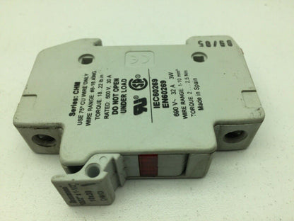Bussmann CHM1DI Fuse Holder 600V 30A 3W Lof of 8