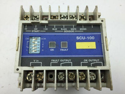 Positive Contact SCU-100 Sensor Control Unit DIN Rail Mount Lot of 5