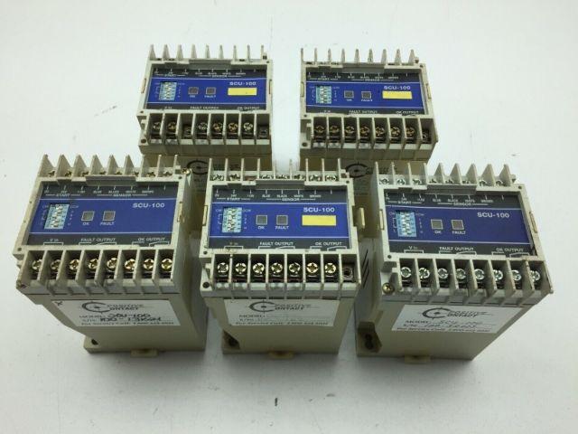 Positive Contact SCU-100 Sensor Control Unit DIN Rail Mount Lot of 5