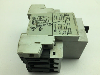 Moeller PKZM01-4 Circuit Breaker 5A 600VAC 3 Pole DIN Rail Mount