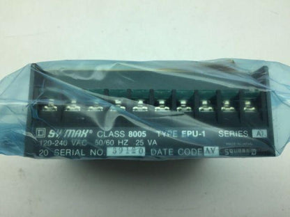 Square D 8005 EPU-1 SY/MAX 72274 External Power Unit 120-240Vac 24Vdc Ser A-1