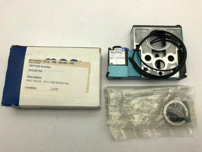MAC Valve 811C-PM-501DA-142 with PME-501DAAA 24VDC Solenoid