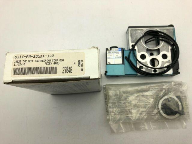 MAC Valve 811C-PM-501DA-142 with PME-501DAAA 24VDC Solenoid