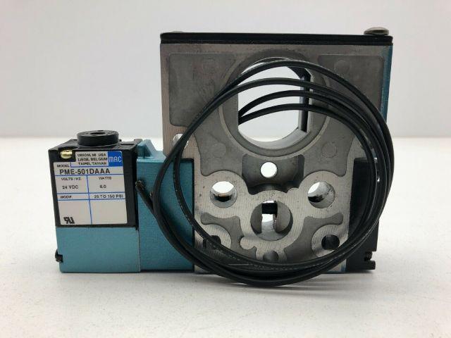 MAC Valve 811C-PM-501DA-142 with PME-501DAAA 24VDC Solenoid