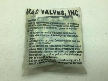 MAC Valves MAC Repair Kit K03002C, K-03002C lot of 2