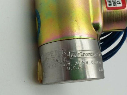 Peter Paul 23Z00310CM Solenoid Valve 120v, 8.7 watts, 75psi,Orifice 3/32 3/32 DM