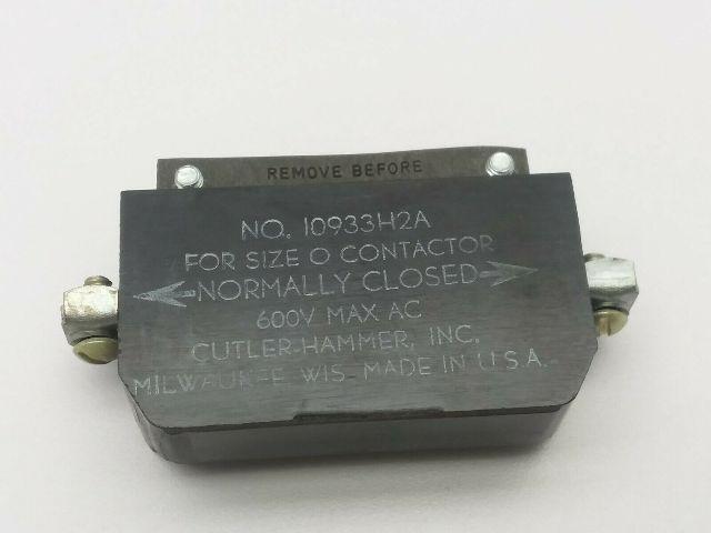 Cutler Hammer Eaton 10933H2 Auxiliary Contact