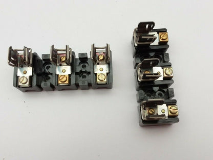 Allen Bradley 1491-N126 Series A, Fuse Block 3Pole 30Amp 600Volt Lot of 3 Sets o