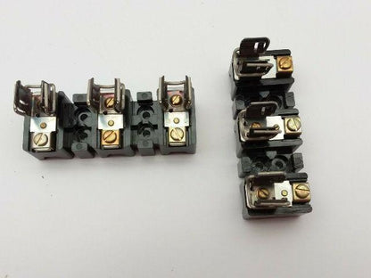 Allen Bradley 1491-N126 Series A, Fuse Block 3Pole 30Amp 600Volt Lot of 3 Sets o