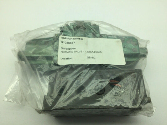 Numatics 12DSA435KA 120V .17A PNEUMATIC SOLENOID VALVE