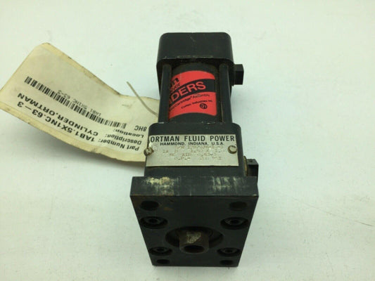 Ortman Fluid Power 1A B 1.50"Bore X 1.00"Stroke Pneumatic Cylinder