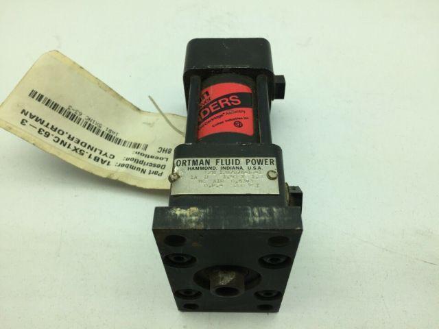 Ortman Fluid Power 1A B 1.50"Bore X 1.00"Stroke Pneumatic Cylinder