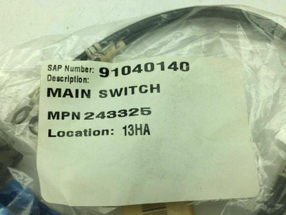 Nordson  243325 Main Switch Hot Melt 20 amps-250VAC