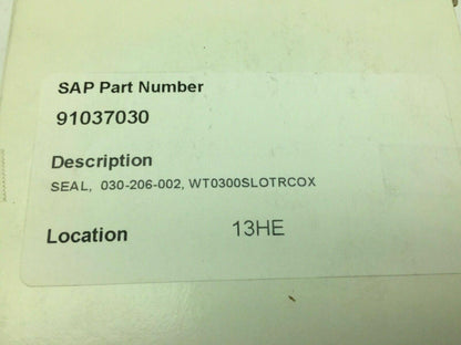 SPX Waukesha 030-206-002 Seal WT0300SLOTRCOX