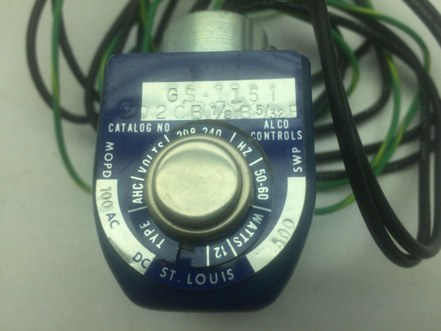 ALCO CONTROLS 202CB 1/8-B-5/32B GS1151 SOLENOID VALVE