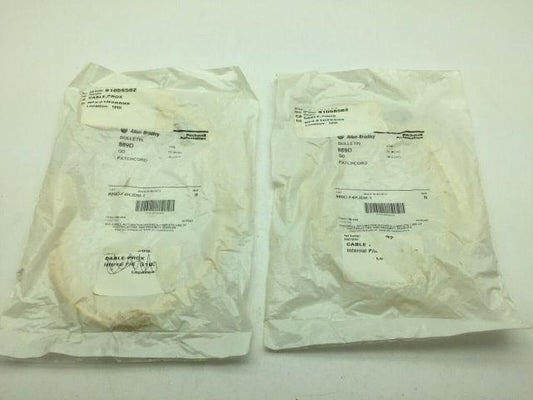 Allen-Bradley 889D-F-4HJDM-1 4 Pin DC Micro 3.3' Patchcord LOT OF 2