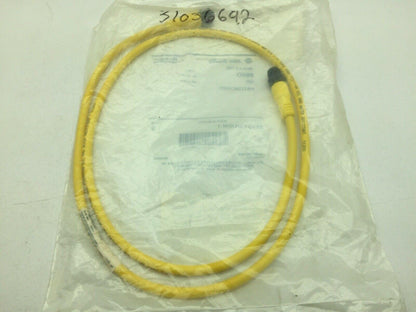 Allen-Bradley 889D-F-4HJDM-1 4 Pin DC Micro 3.3' Patchcord LOT OF 2