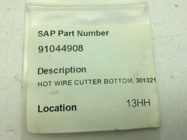 Lantech 30132169 Rod Tooless Hot Wire Cutter Bottom W/ 2 Snap Ring Grooves