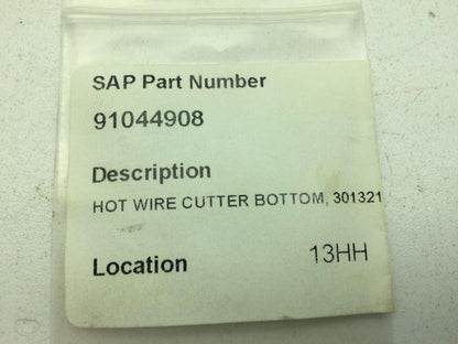 Lantech 30132169 Rod Tooless Hot Wire Cutter Bottom W/ 2 Snap Ring Grooves
