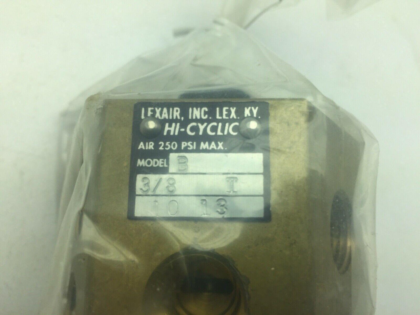 Lexair Airmatic Beckett Hi Cyclic Valve B 3/8 AIR TYPE I
