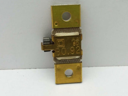 Square D B0.92 Thermal Unit  LOT OF 9