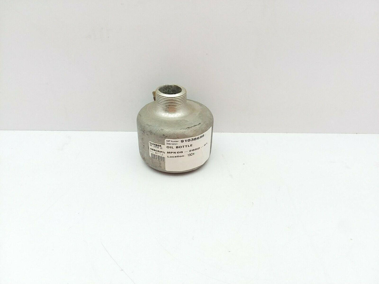 Wilden 08-2850-01 Aluminum Oil Bottle For Wilden Diaphragm Pump