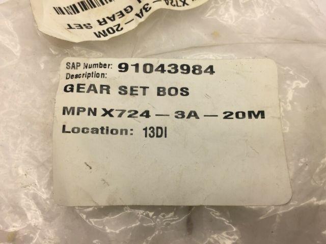 Boston Gear X724-3A-20M Brass Gear Set