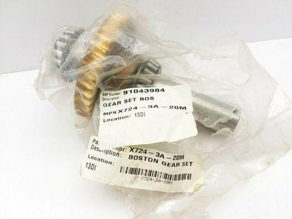 Boston Gear X724-3A-20M Brass Gear Set
