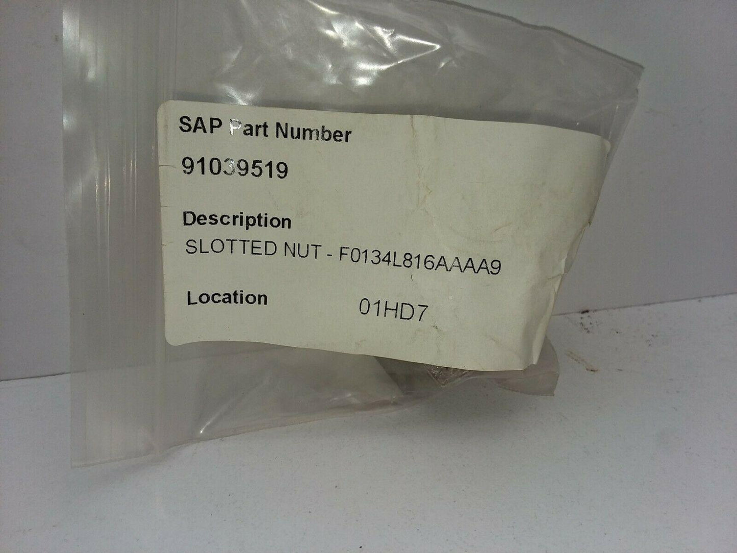 Angelus Can Seamer 134L816 SS Slotted Stainless Steel Nut Lot Of 3 Nuts