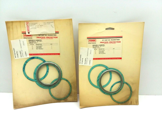 Fisher RGASKETX032 Valve Gasket Kit 2" Design E LOT OF 2
