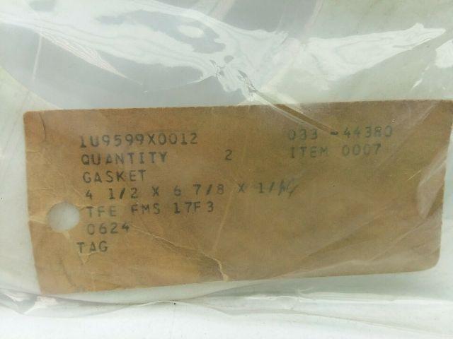 Fisher 1U9599X0012 Gasket LOT OF 2