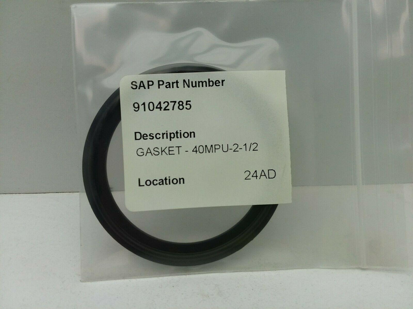 Alfa Laval/Tri-Clover 40MPU-2 1/2, 2 1/2" Buna-N Gaskets LOT OF 10