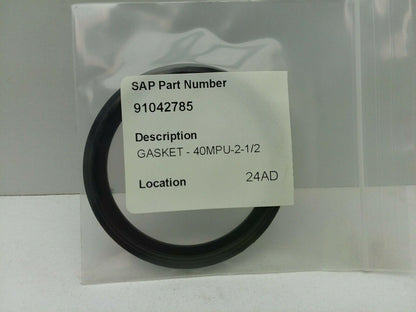 Alfa Laval/Tri-Clover 40MPU-2 1/2, 2 1/2" Buna-N Gaskets LOT OF 10