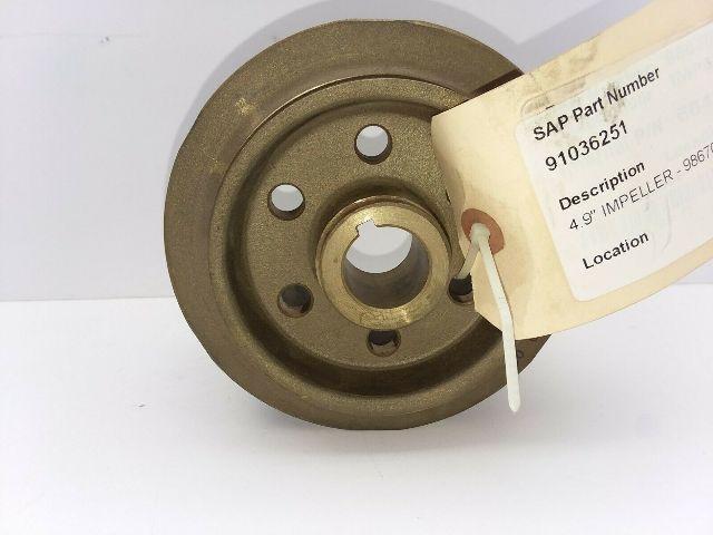 4.9" Centrifugal Pump Impeller 7/8" Bore