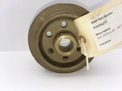 4.9" Centrifugal Pump Impeller 7/8" Bore