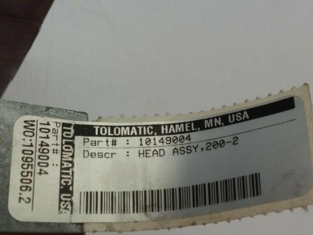 Tolomatic 10149004 Cable Cylinder Head Assembly 200-2