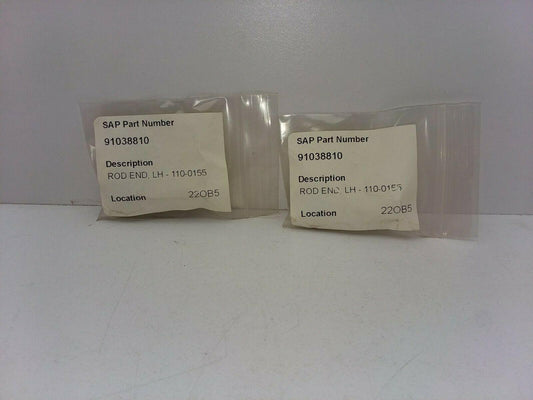 FK Bearings FL6SB Rod End 3/8" Bore 3/8-24 Left Hand Threads LOT OF 2