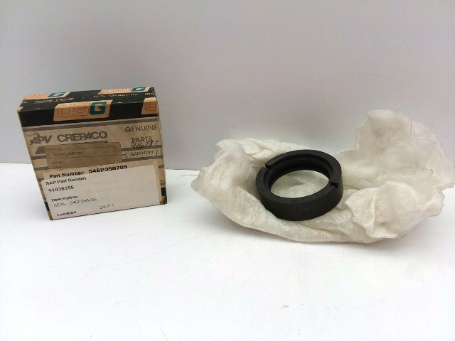 APV Crepaco  SPX Flow 546P350705 Graphite Seal 24J 2-3/8" Inside 3-1/4" Outside