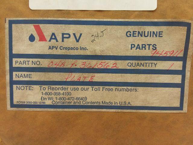 APV Crepaco SPX Flow 04AP361562 Pump Plate