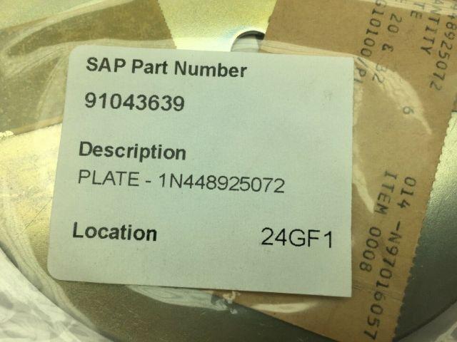 Fisher 1N448925072 Actuator Plate Size 20 & 32 LOT OF 3