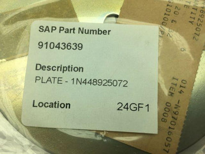 Fisher 1N448925072 Actuator Plate Size 20 & 32 LOT OF 3