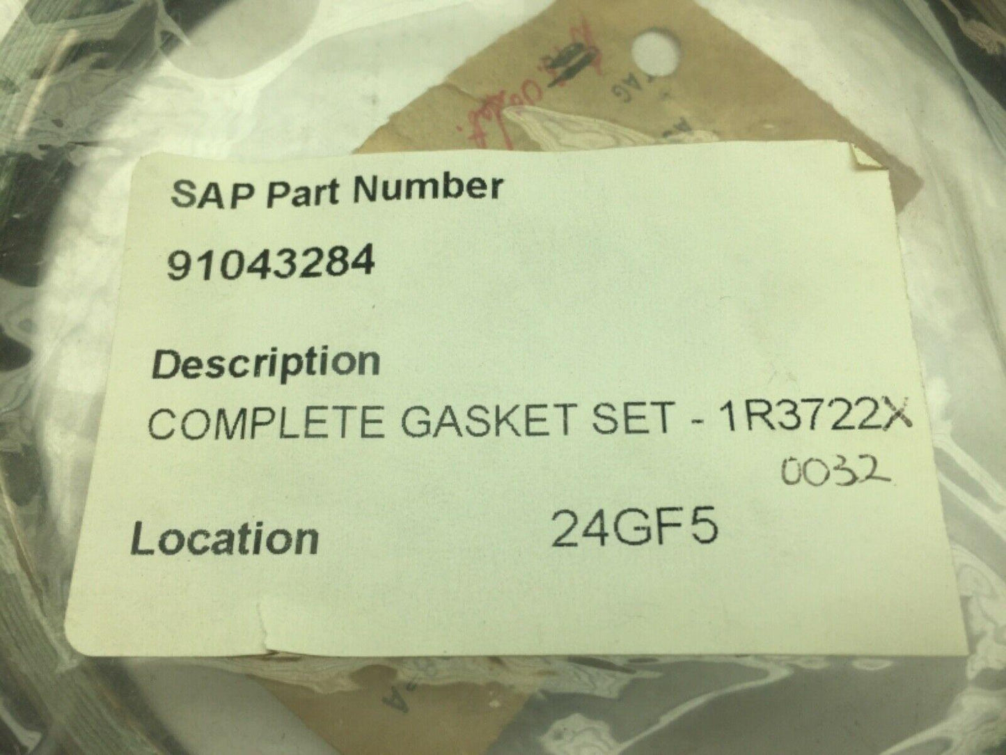 Fisher 1R3722X0032 Gasket Set LOT OF 5