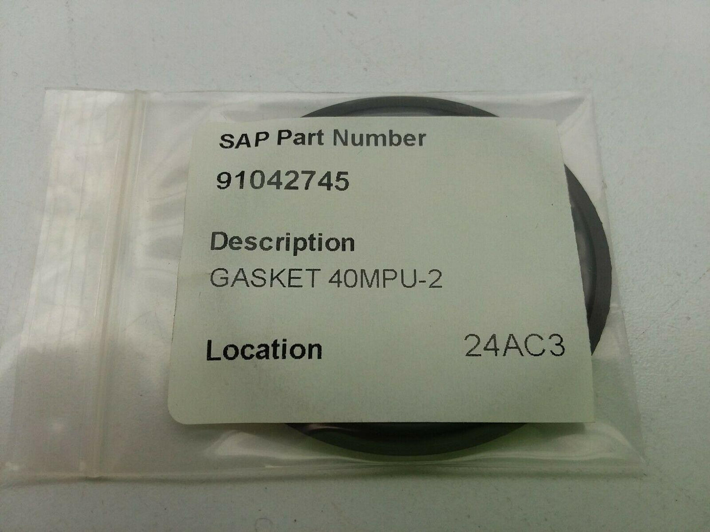 40MPU-2 Sanitary Seal Gasket,Black Buna-N Gaskets LOT OF 45
